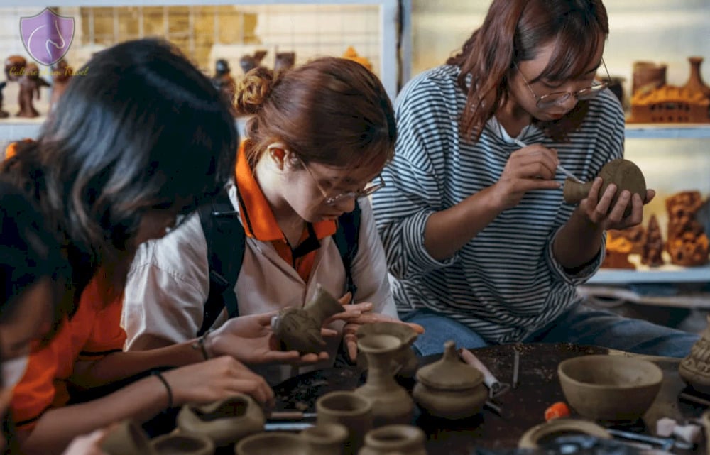 Visitors can explore pottery workshops